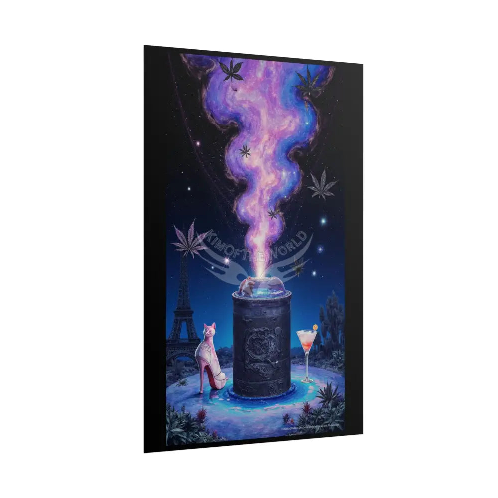 Miscellaneous Vintage Stacked Magic Poster Set — Rolled Posters with Layered Charm Poster