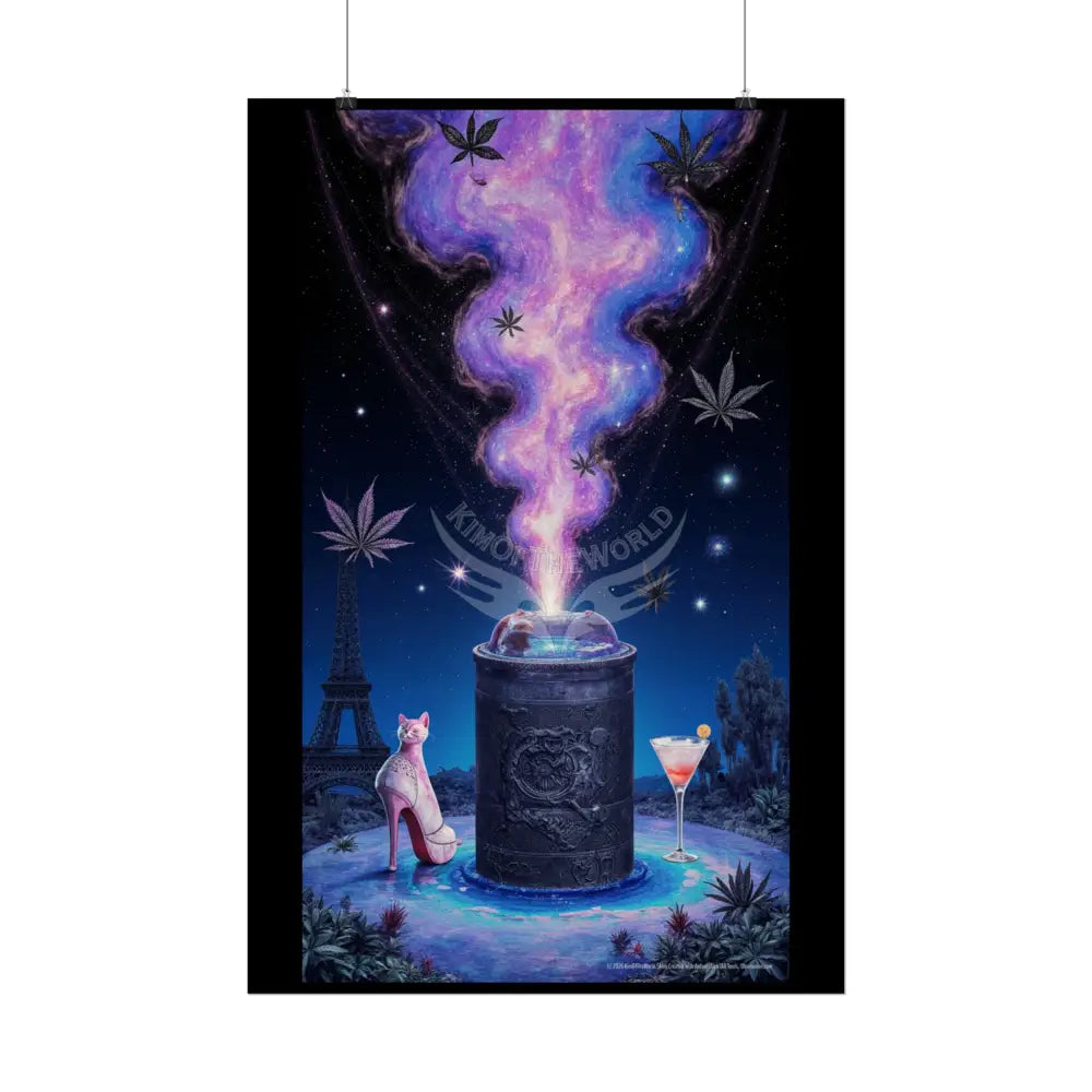 Miscellaneous Vintage Stacked Magic Poster Set — Rolled Posters with Layered Charm Poster