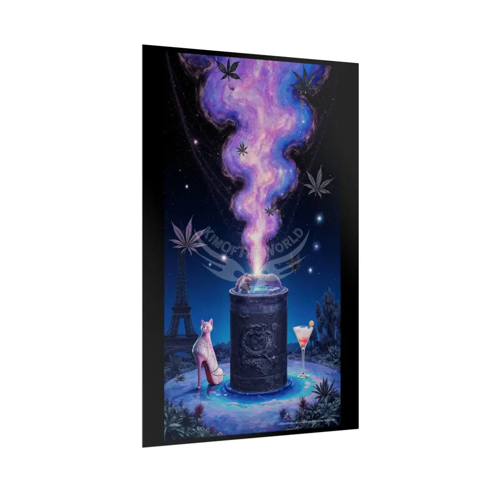 Miscellaneous Vintage Stacked Magic Poster Set — Rolled Posters with Layered Charm Poster