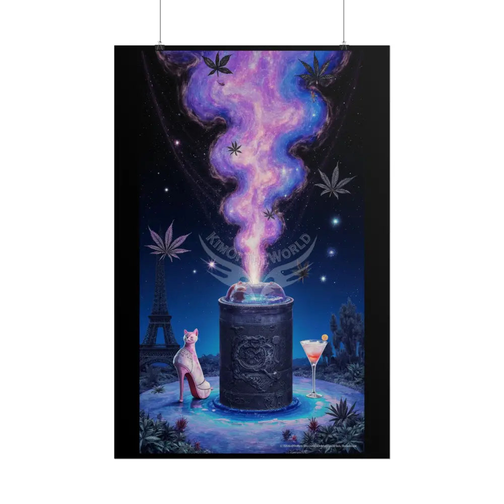 Miscellaneous Vintage Stacked Magic Poster Set — Rolled Posters with Layered Charm Poster