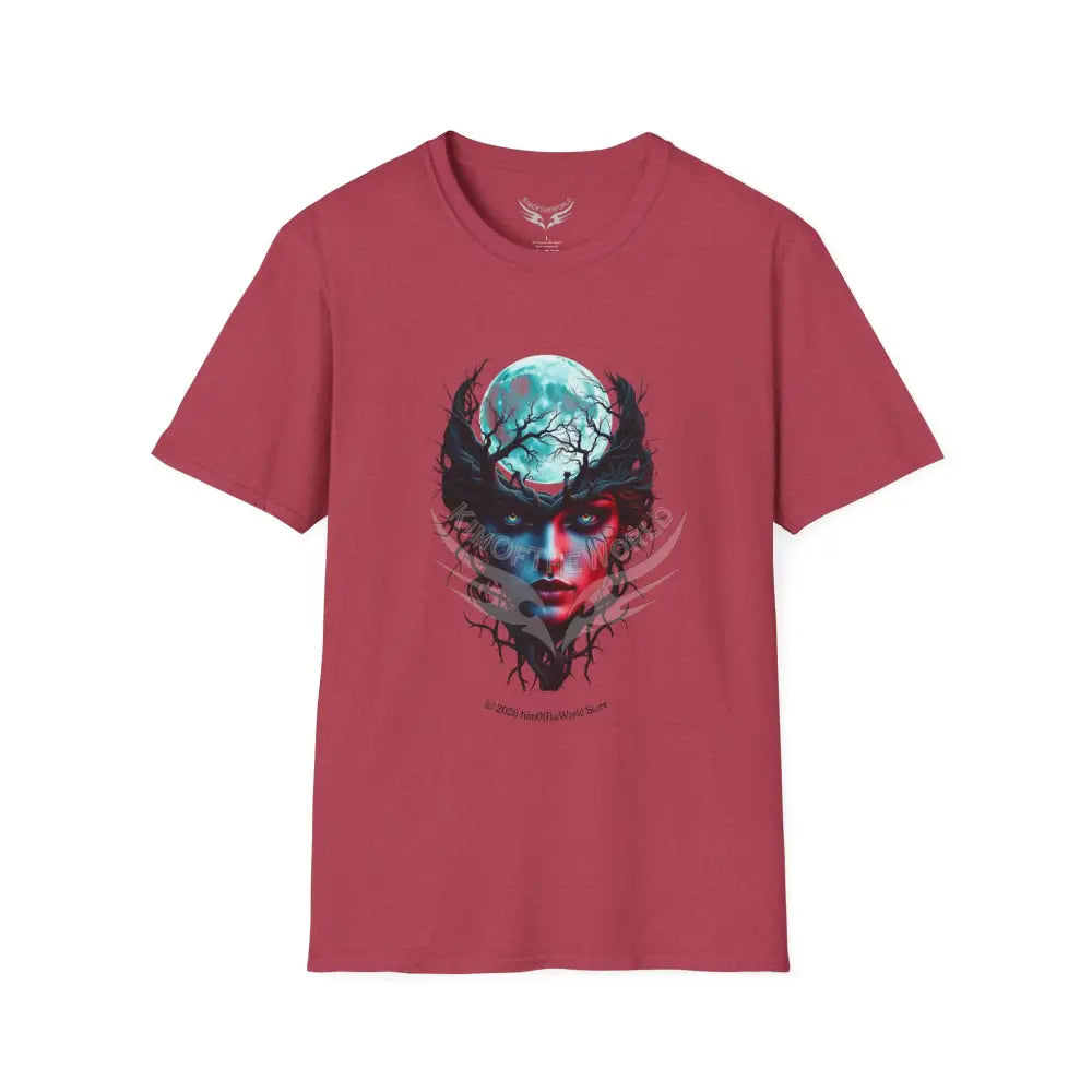 Moon Branch Empowered Lady Tee - Softstyle T-Shirt Heather Cardinal / S T-Shirt