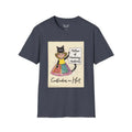 ’Mother of Meowing Madness’ Cat Lady Kitty Parent Tee - Art Softstyle T-Shirt Heather Navy / XS T-Shirt