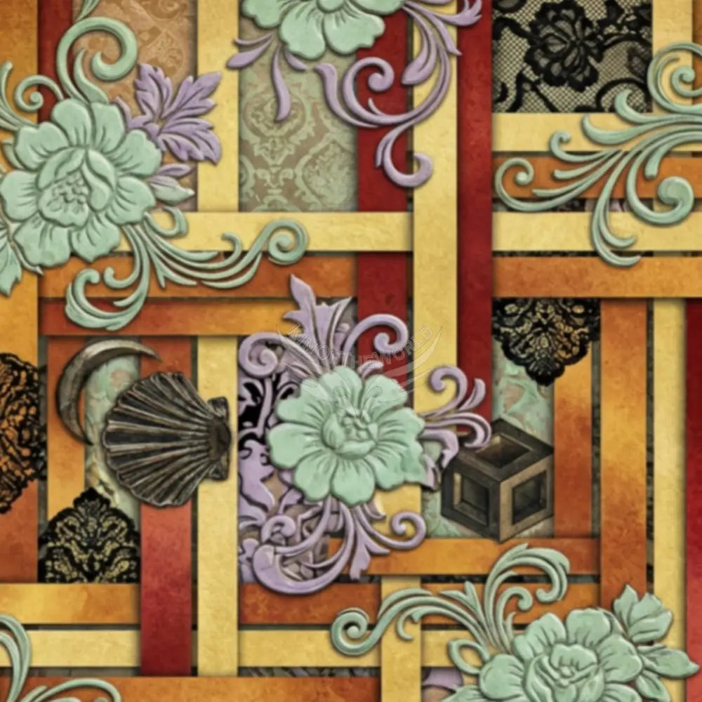 MutliColor Geometric Unpasted Mural Wallpaper 144’’x100’’ 144’’x100’’ Wall Coverings