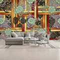 MutliColor Geometric Unpasted Mural Wallpaper 144’’x100’’ 144’’x100’’ Wall Coverings