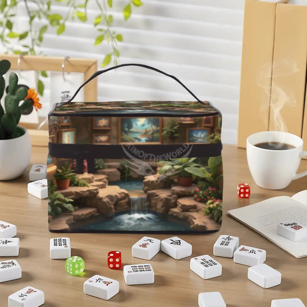 Cosmetic Craft Bag - One Size - Mahjong