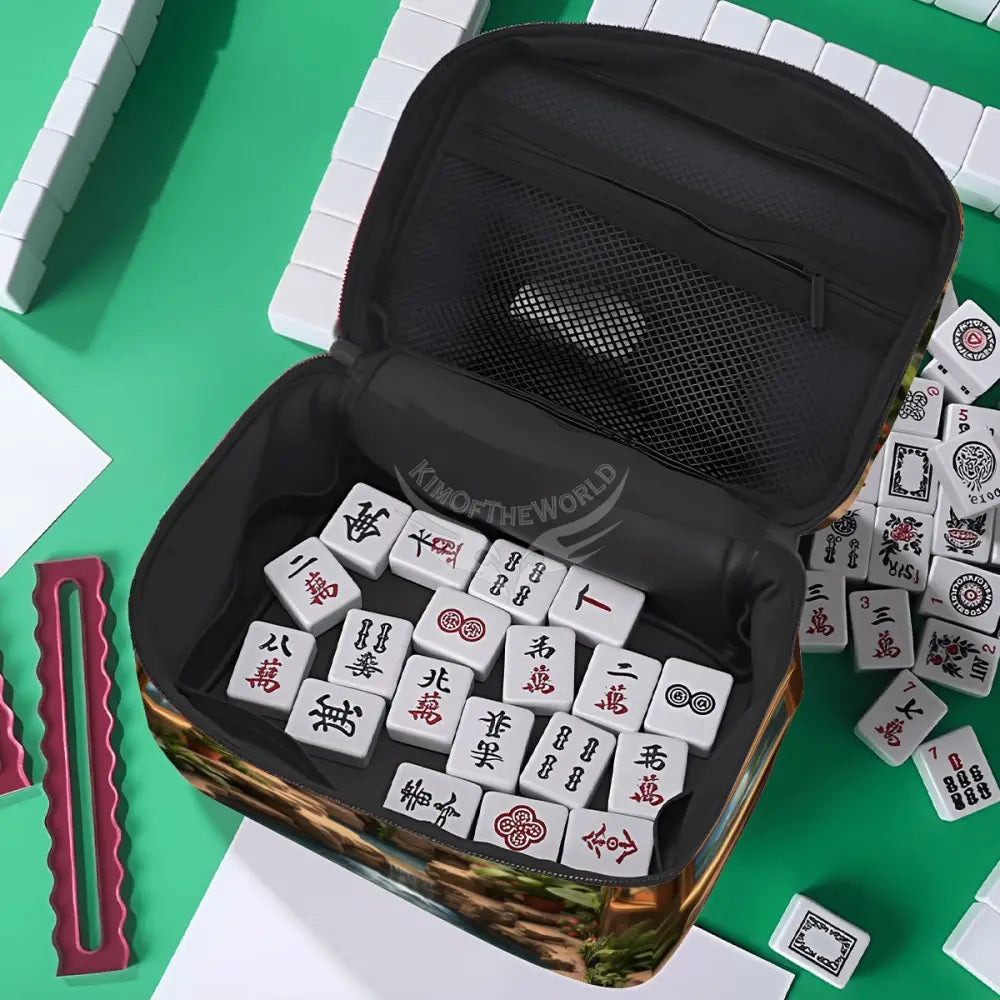 Cosmetic Craft Bag - One Size - Mahjong