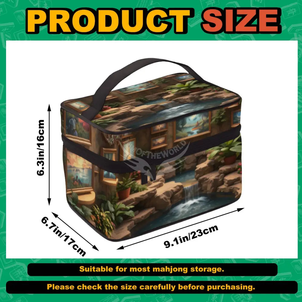 Cosmetic Craft Bag - One Size - Mahjong