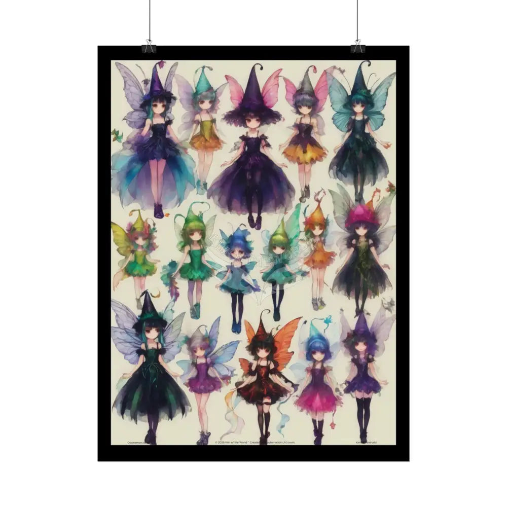 Naughty Anime Fairy Faerie Fae Forest Fest - Wall Art Posters Poster