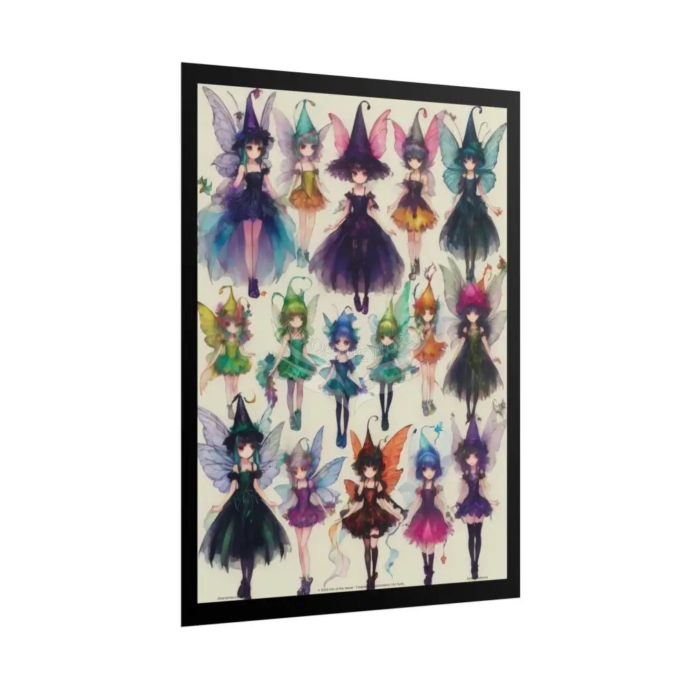 Naughty Anime Fairy Faerie Fae Forest Fest - Wall Art Posters Poster