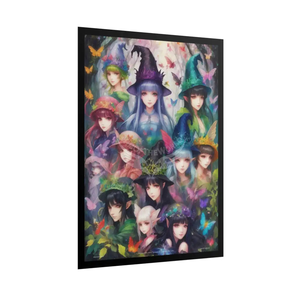 Naughty Anime Fairy Faerie Fae Forest Fest - Wall Art Posters Poster