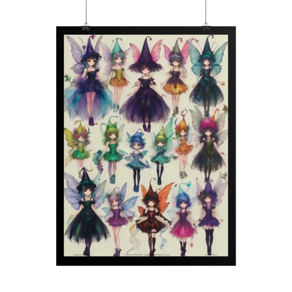 Naughty Anime Fairy Faerie Fae Forest Fest - Wall Art Posters Poster