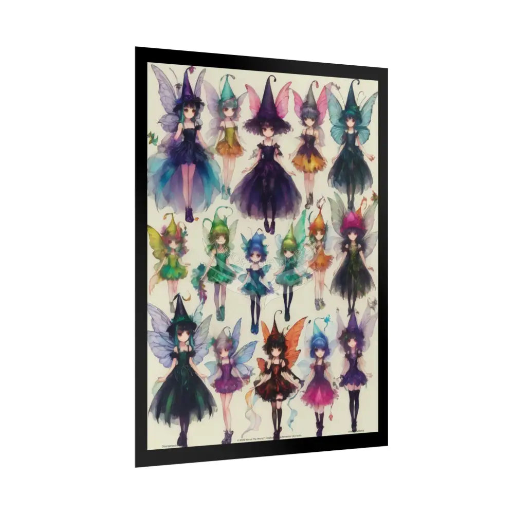 Naughty Anime Fairy Faerie Fae Forest Fest - Wall Art Posters Poster