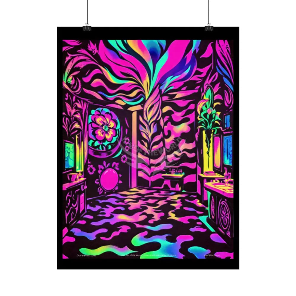 Noen Interiors Pattern Window Form Prints — Rolled Poster Set Poster