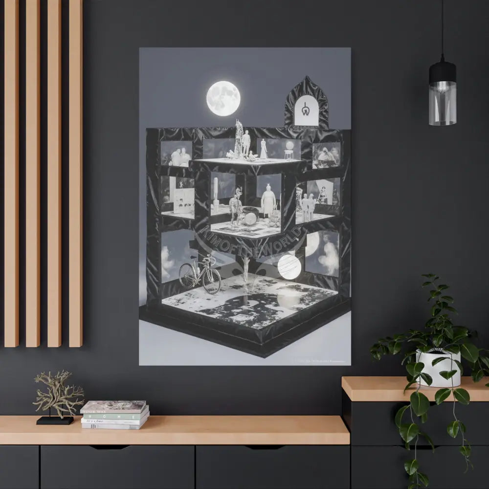 Other-Worldly Mult-Level Fantasy Matte Stretched Canvas Wall Art 40’’ x 60’’ (Vertical) / 1.25’’ Canvas