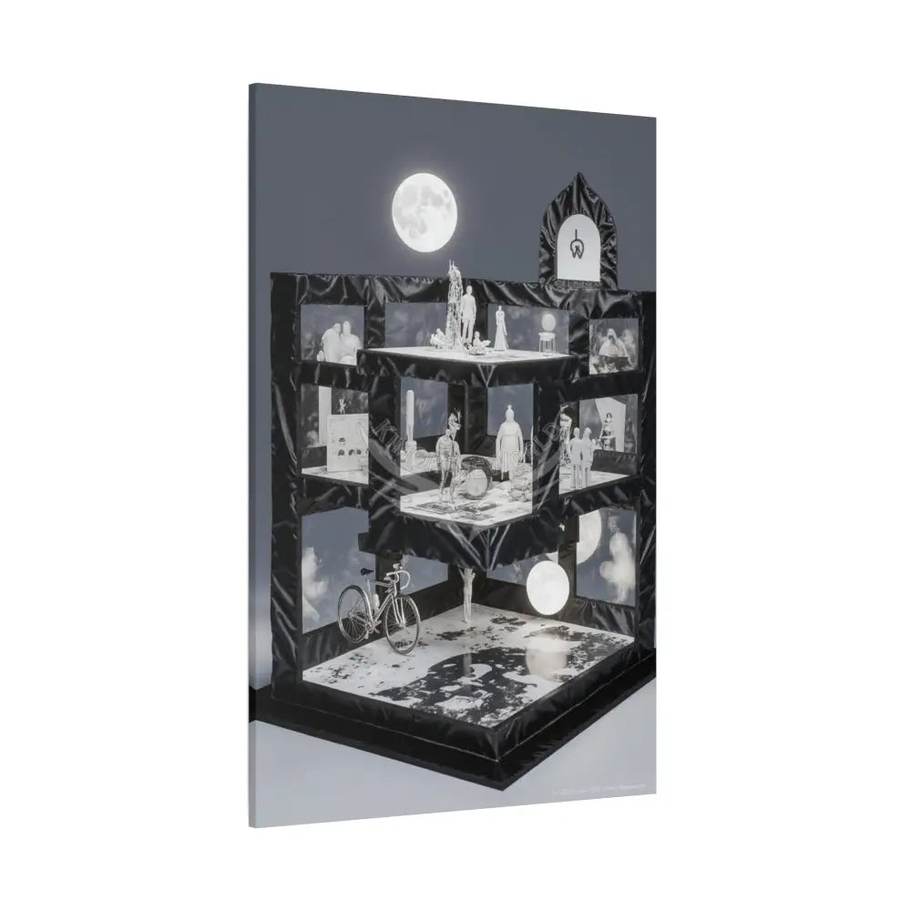 Other-Worldly Mult-Level Fantasy Matte Stretched Canvas Wall Art 40’’ x 60’’ (Vertical) / 1.25’’ Canvas