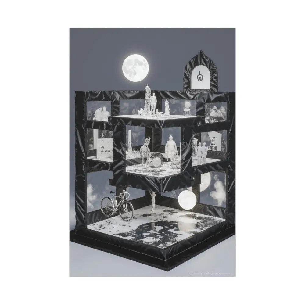 Other-Worldly Mult-Level Fantasy Matte Stretched Canvas Wall Art 40’’ x 60’’ (Vertical) / 1.25’’ Canvas