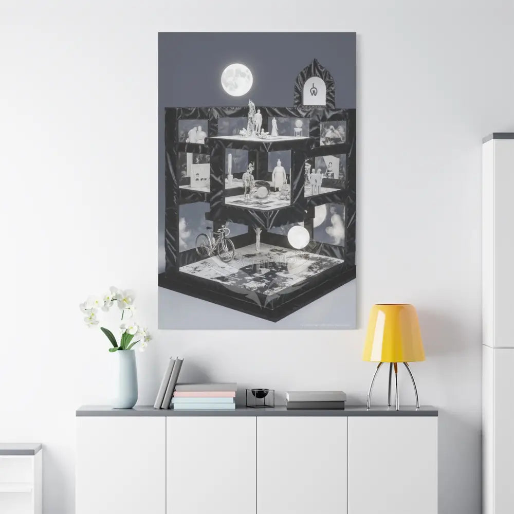 Other-Worldly Mult-Level Fantasy Matte Stretched Canvas Wall Art 40’’ x 60’’ (Vertical) / 1.25’’ Canvas