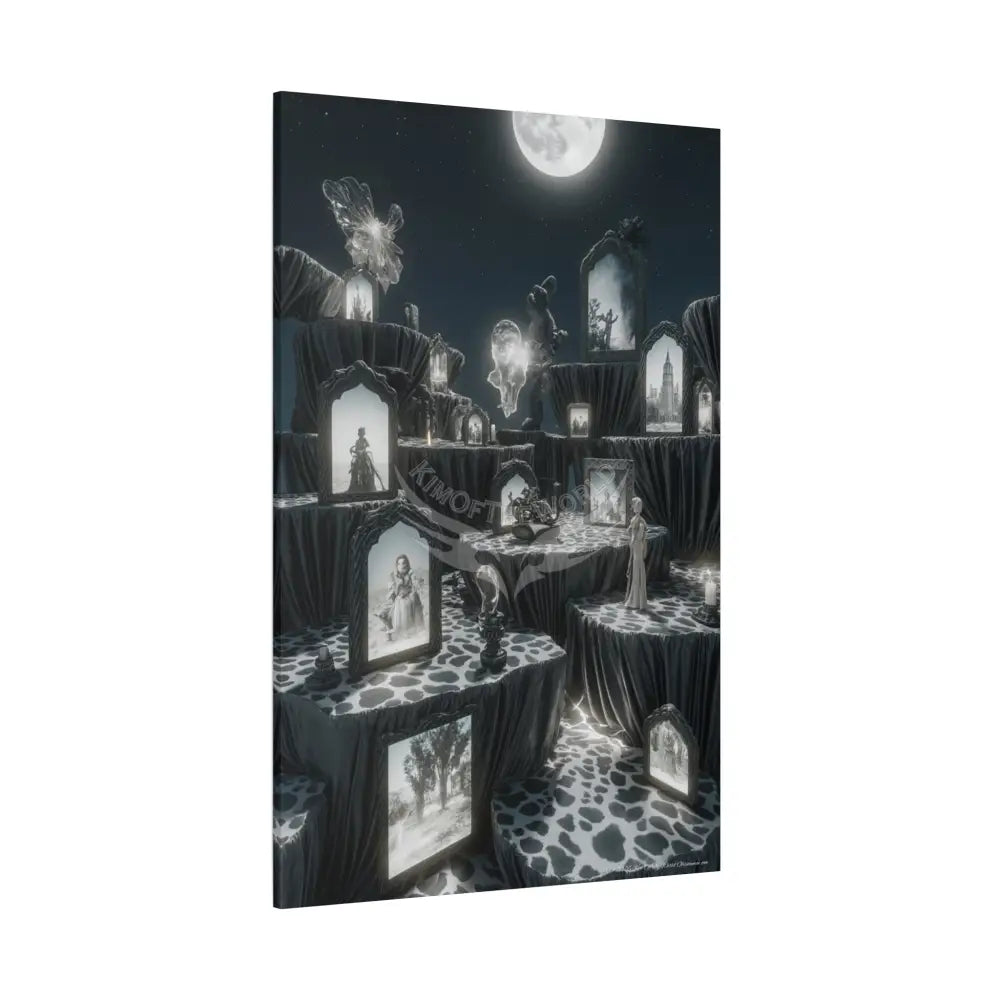 Other-Worldly Multi-Level Fantasy Matte Stretched Canvas Wall Art 40’’ x 60’’ (Vertical) / 1.25’’ Canvas