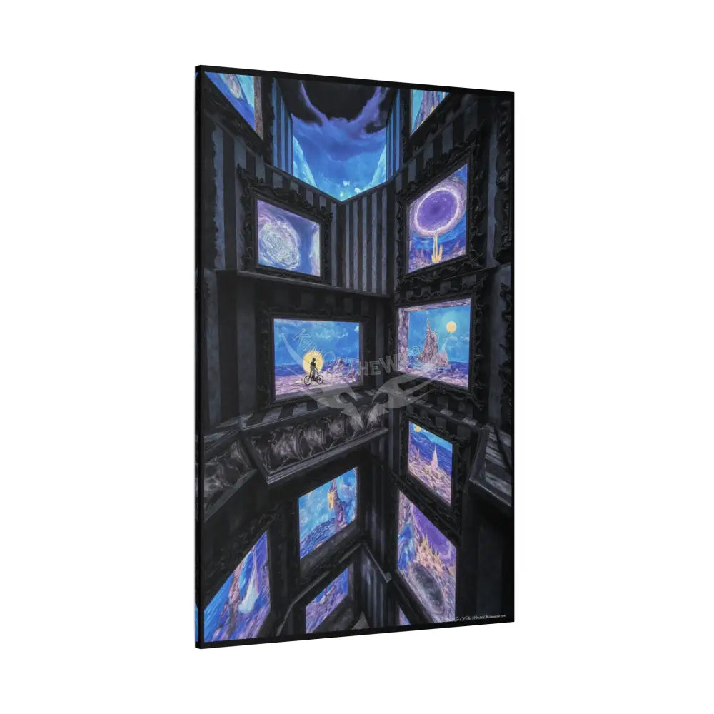 Other-Worldly Multi-Level Fantasy Matte Stretched Canvas Wall Art 40’’ x 60’’ (Vertical) / 1.25’’ Canvas