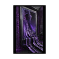 Overflowing Purple Rich Deep Gothic Moonlit Room Art Poster – Mysterious Wall Art 20″ x 30″ (Vertical) / Semi Glossy