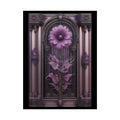 Palace Purple Floral Poster — Antique Trinkets & Cabinets Art Print 18″ x 24″ (Vertical) / Semi Glossy Poster