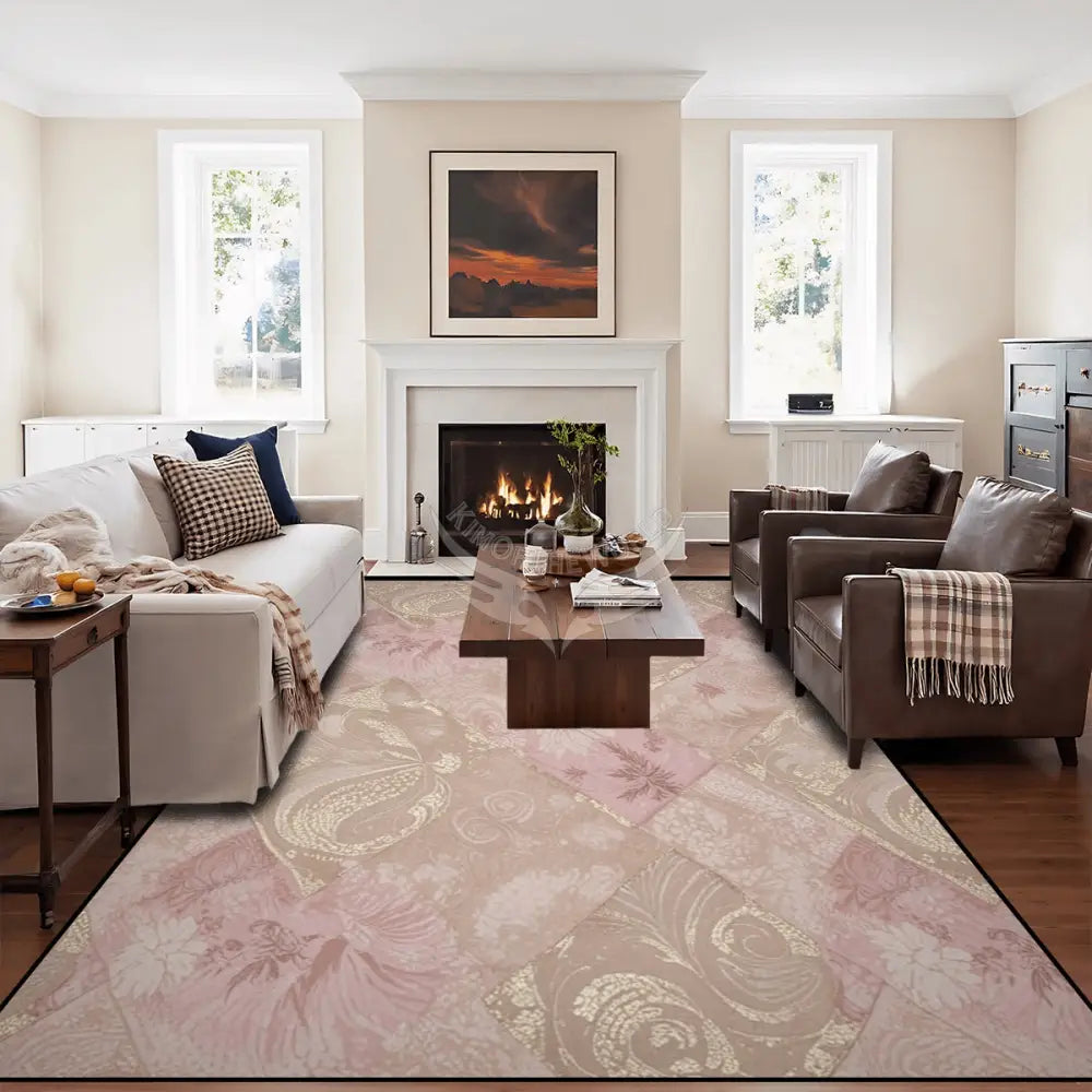 Pastel Floral Galexy 10 ft x 8 ft Large Area Rug Floor Carpet 120’’x96’’ Rugs & Mats