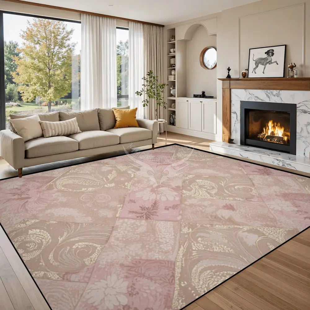 Pastel Floral Galexy 10 ft x 8 ft Large Area Rug Floor Carpet 120’’x96’’ Rugs & Mats
