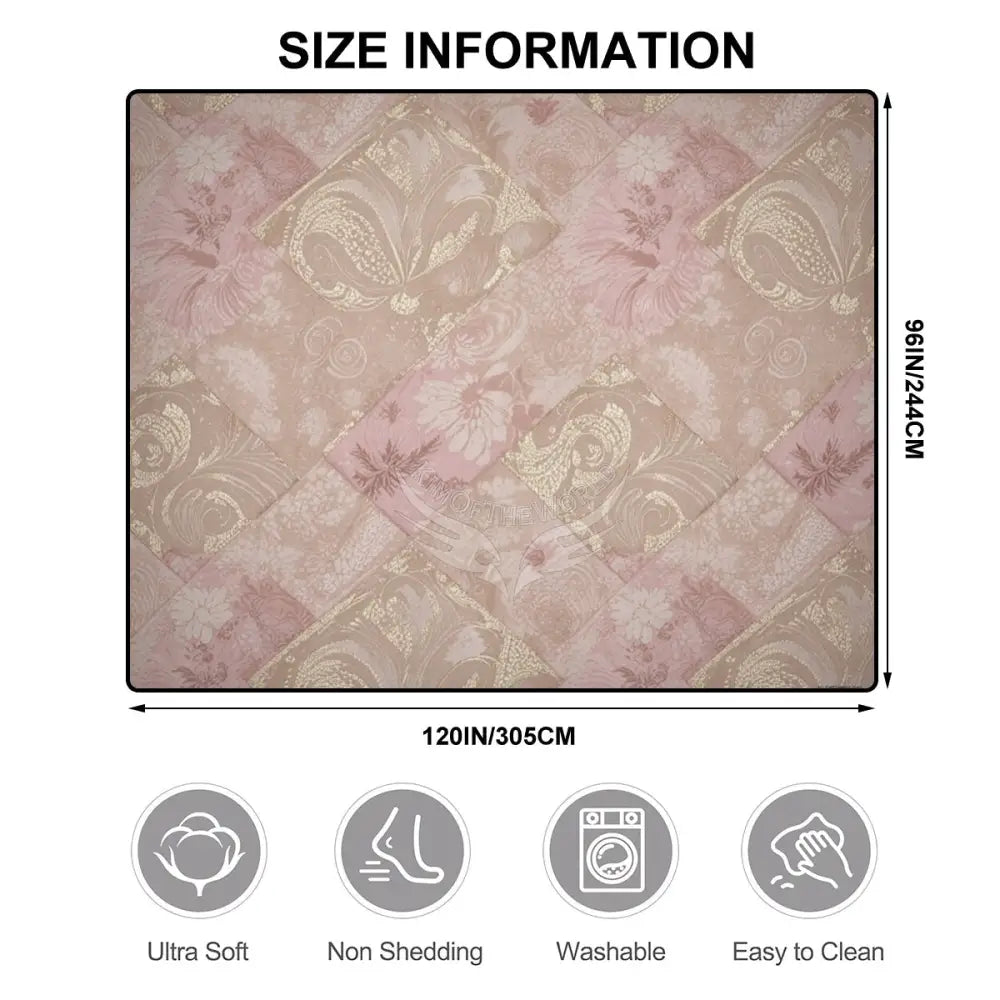 Pastel Floral Galexy 10 ft x 8 ft Large Area Rug Floor Carpet 120’’x96’’ Rugs & Mats