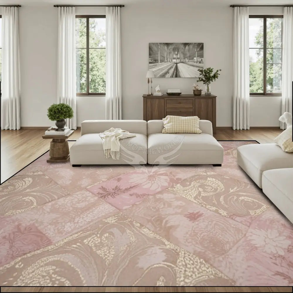 Pastel Pathwys - Large Area Rug Floor Carpet - 12 ft x 10 ft - (Ratio 4:3) 144’’x108’’ Rugs & Mats