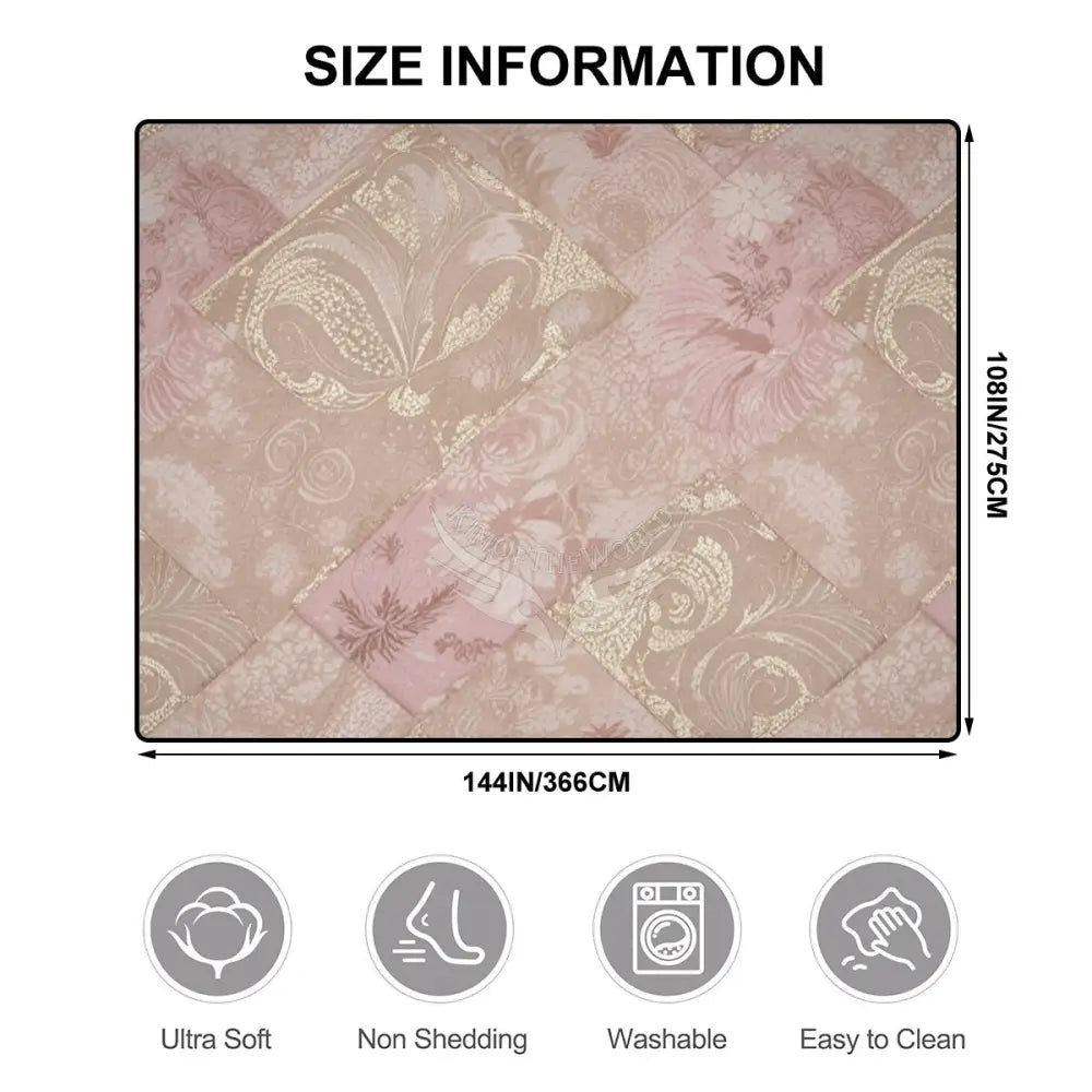 Pastel Pathwys - Large Area Rug Floor Carpet - 12 ft x 10 ft - (Ratio 4:3) 144’’x108’’ Rugs & Mats
