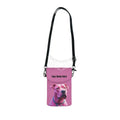 Personalized or Not Pink Pit Bull Cell Phone Wallet — Small Crossbody Phone Purse 7.5’’ × 4.9’’ × 1’’ Bags