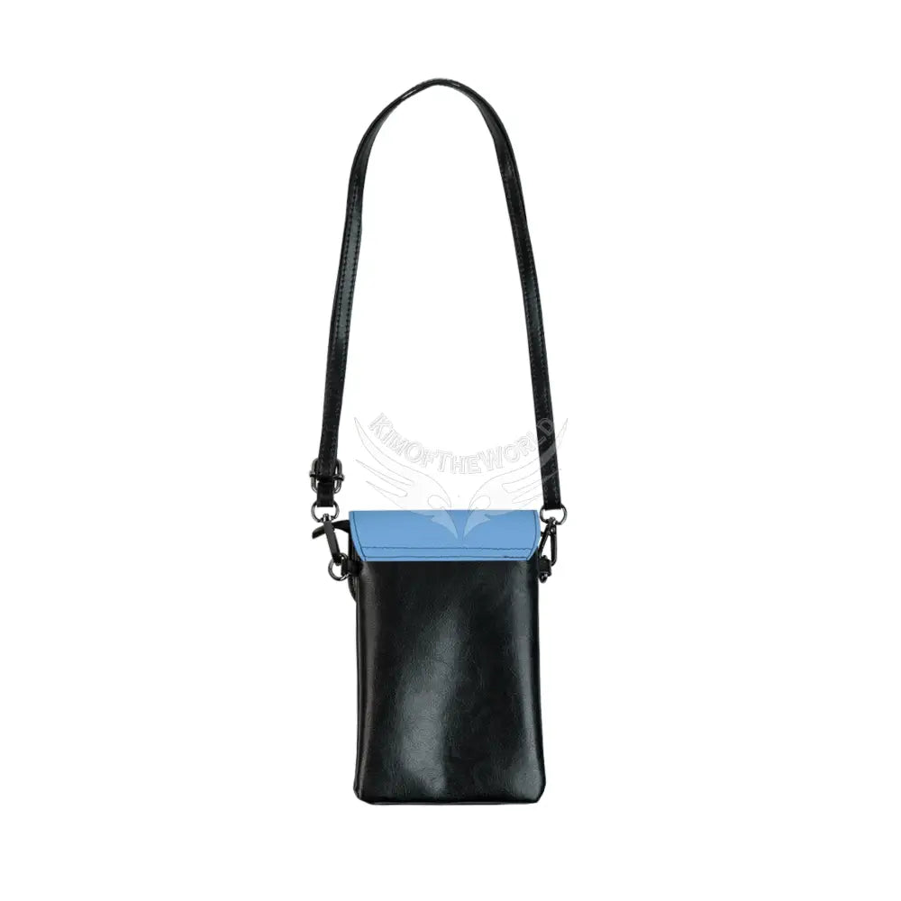 Personalized or Not Walking Her Own Path Girl Cell Phone Wallet — Small Crossbody Phone Purse 7.5’’ × 4.9’’ × 1’’ Bags