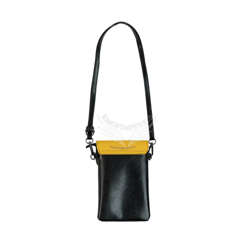 Personalized or Not Yellow Lab Labrador Retriever Dog Cell Phone Wallet — Small Crossbody Phone Purse 7.5’’ × 4.9’’ ×
