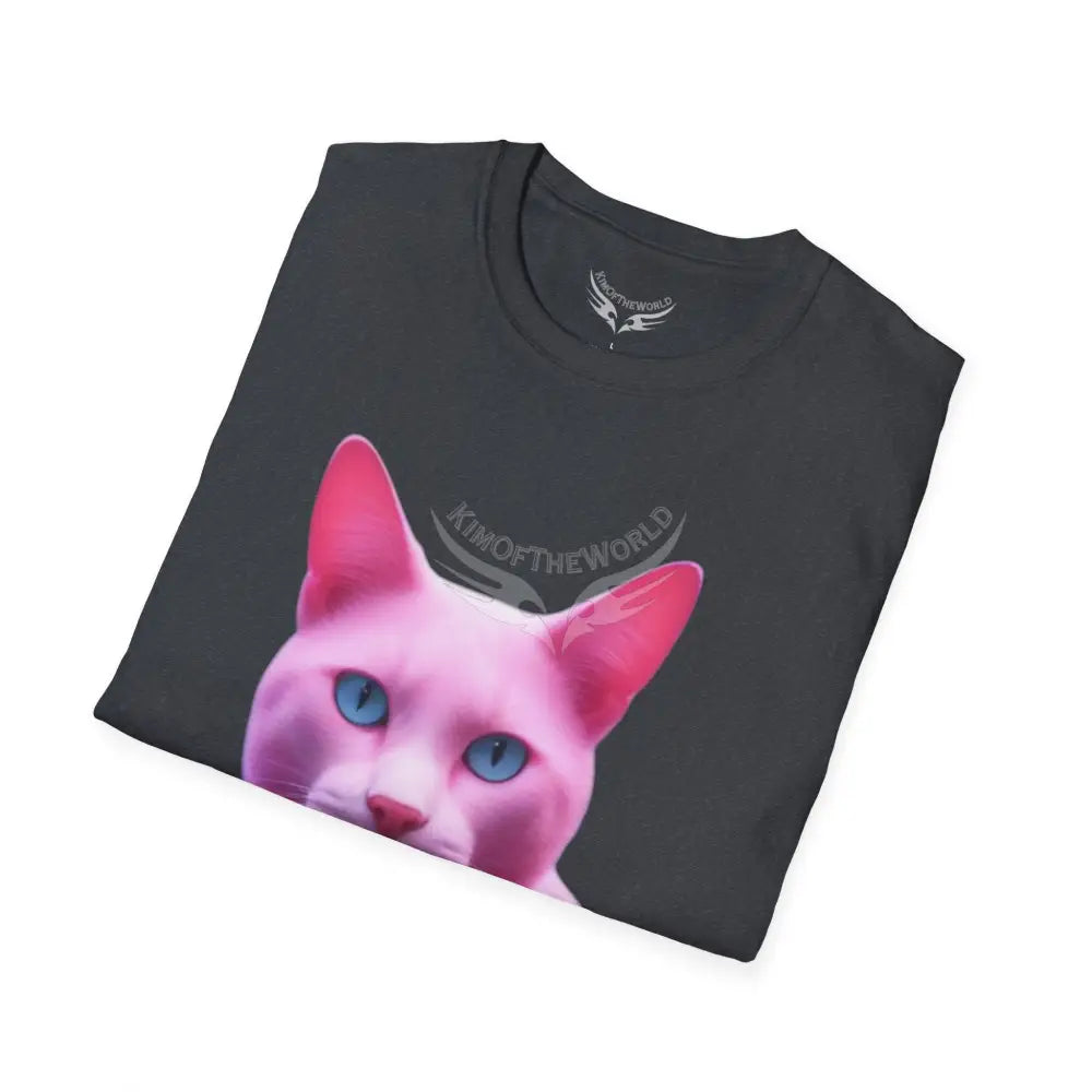 Pink Kitty Cat Parent Tee - Softstyle T-Shirt T-Shirt