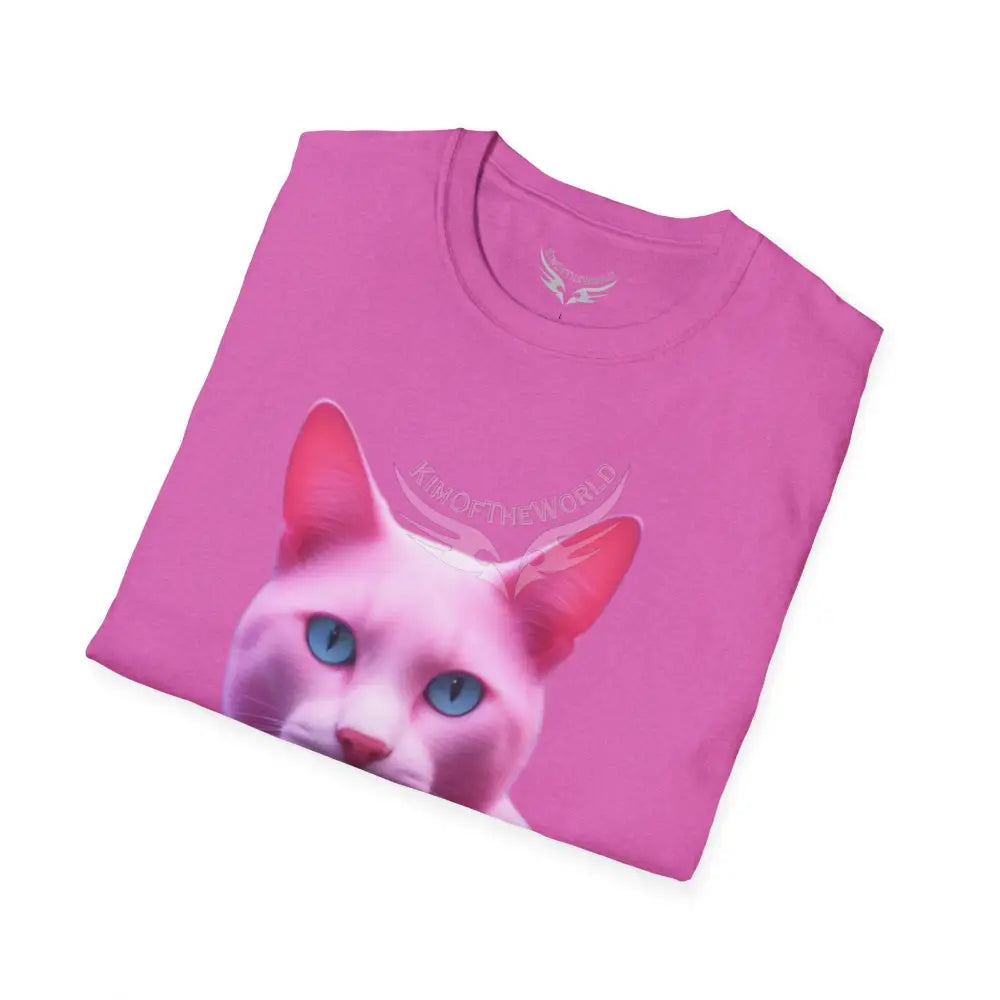 Pink Kitty Cat Parent Tee - Softstyle T-Shirt T-Shirt