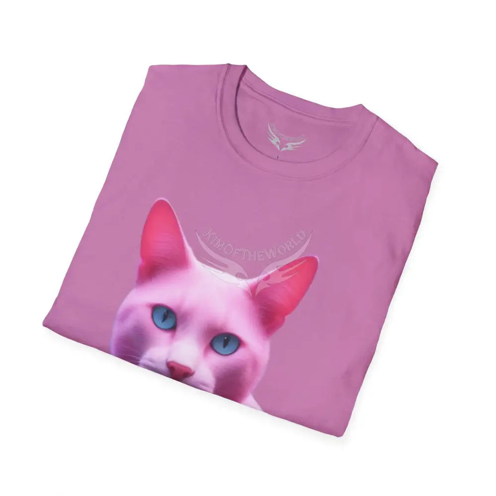 Pink Kitty Cat Parent Tee - Softstyle T-Shirt T-Shirt
