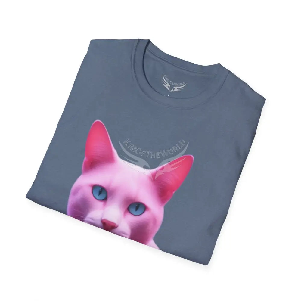 Pink Kitty Cat Parent Tee - Softstyle T-Shirt T-Shirt