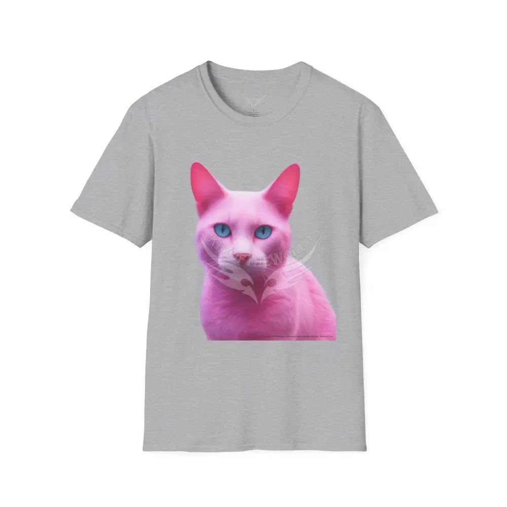 Pink Kitty Cat Parent Tee - Softstyle T-Shirt Sport Grey / XS T-Shirt