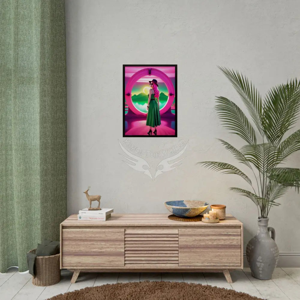 ’Pink Ladies’ Artistic Empowerment Vaporwave Magic Spiritual Fuchsia Queen Woman Small Vaporwave Girl - Women’s