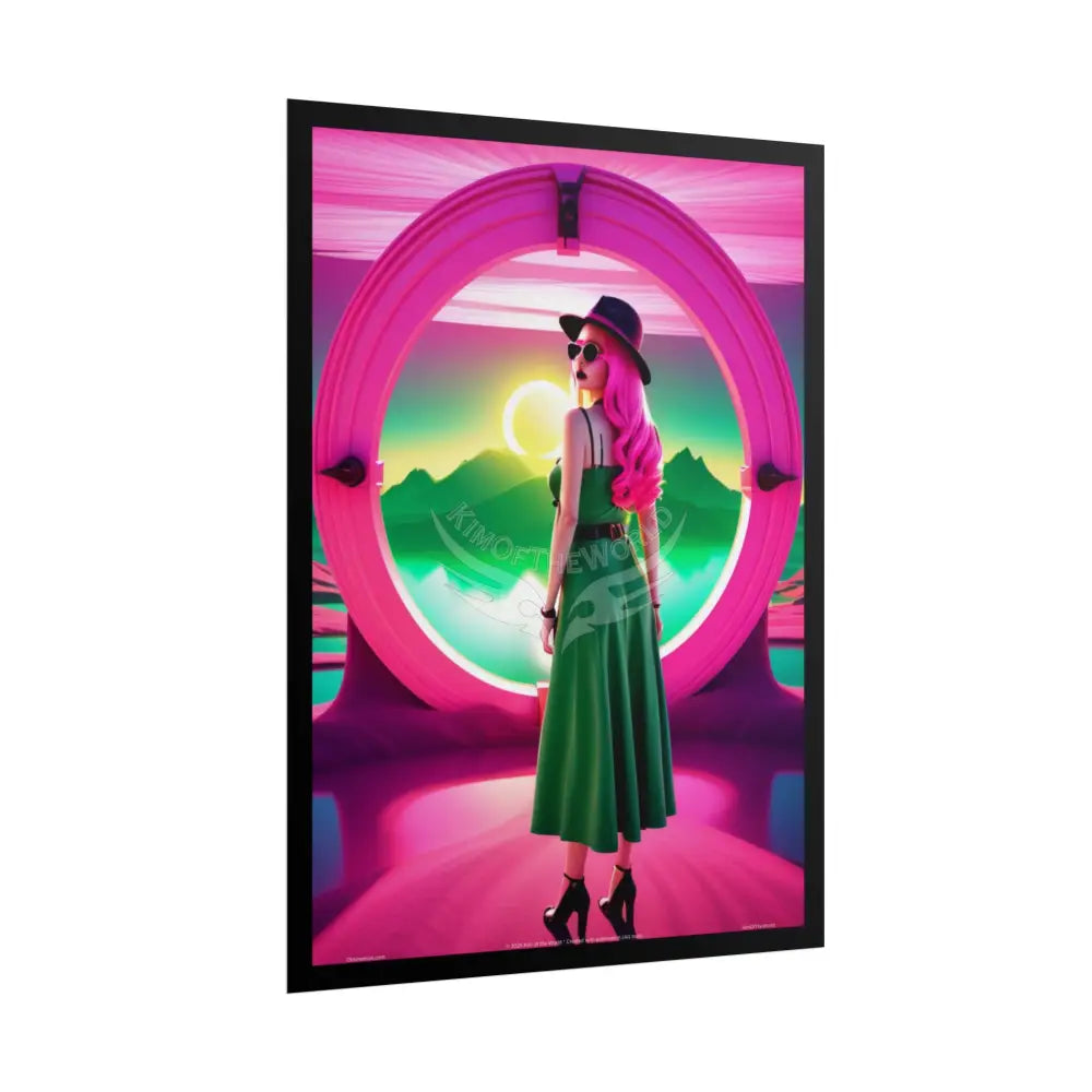 ’Pink Ladies’ Artistic Empowerment Vaporwave Magic Spiritual Fuchsia Queen Woman Small Vaporwave Girl - Women’s