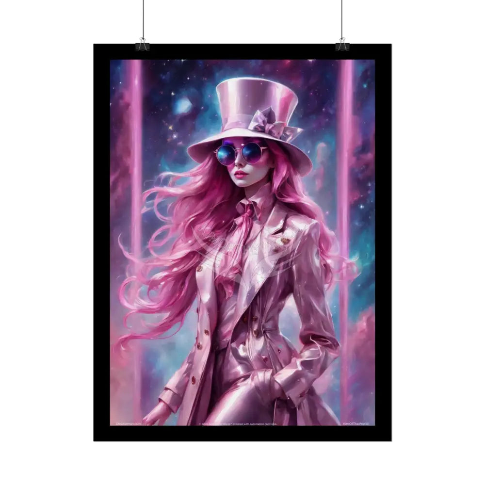 ’Pink Ladies’ Empowered Women Art Prints (Bold Female Characters)— Rolled Poster Set Poster
