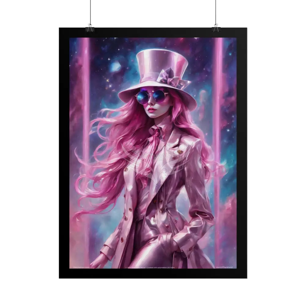 ’Pink Ladies’ Empowered Women Art Prints (Bold Female Characters)— Rolled Poster Set Poster