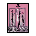’Pink Lady’ Empowered Women Cartoon Art Prints (Bold Female Characters) — Rolled Poster Set 18″ x 24″ (Vertical) / Semi