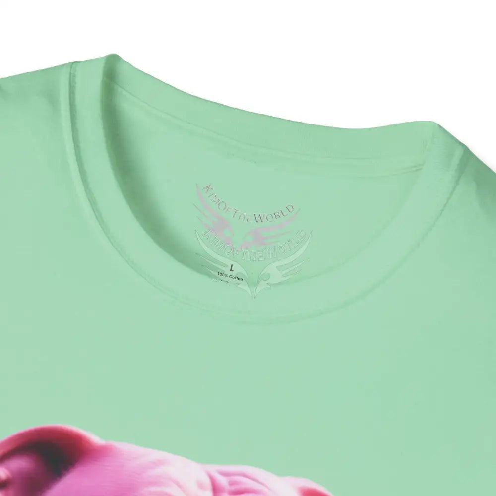 Pink Pit Bull Parent Tee - Softstyle T-Shirt T-Shirt
