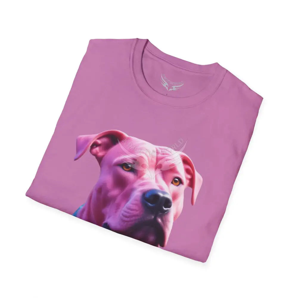 Pink Pit Bull Parent Tee - Softstyle T-Shirt T-Shirt