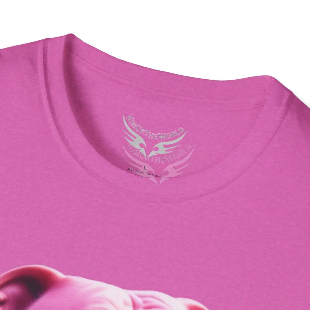 Pink Pit Bull Parent Tee - Softstyle T-Shirt T-Shirt