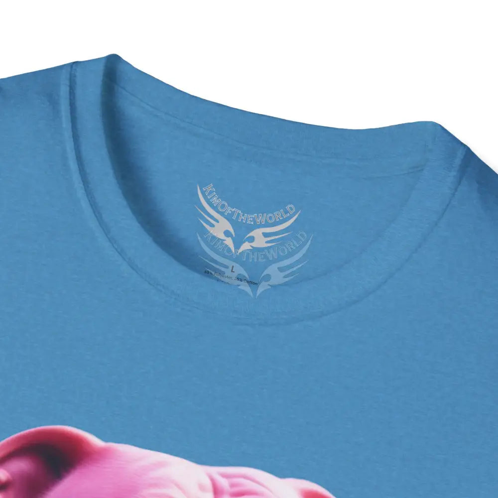 Pink Pit Bull Parent Tee - Softstyle T-Shirt T-Shirt