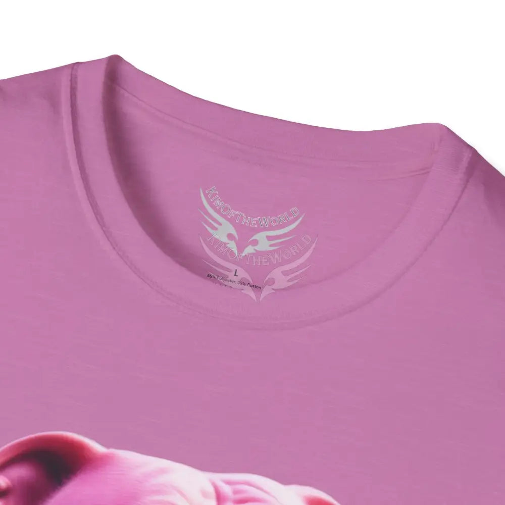 Pink Pit Bull Parent Tee - Softstyle T-Shirt T-Shirt