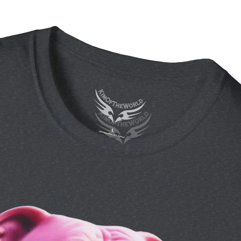 Pink Pit Bull Parent Tee - Softstyle T-Shirt T-Shirt