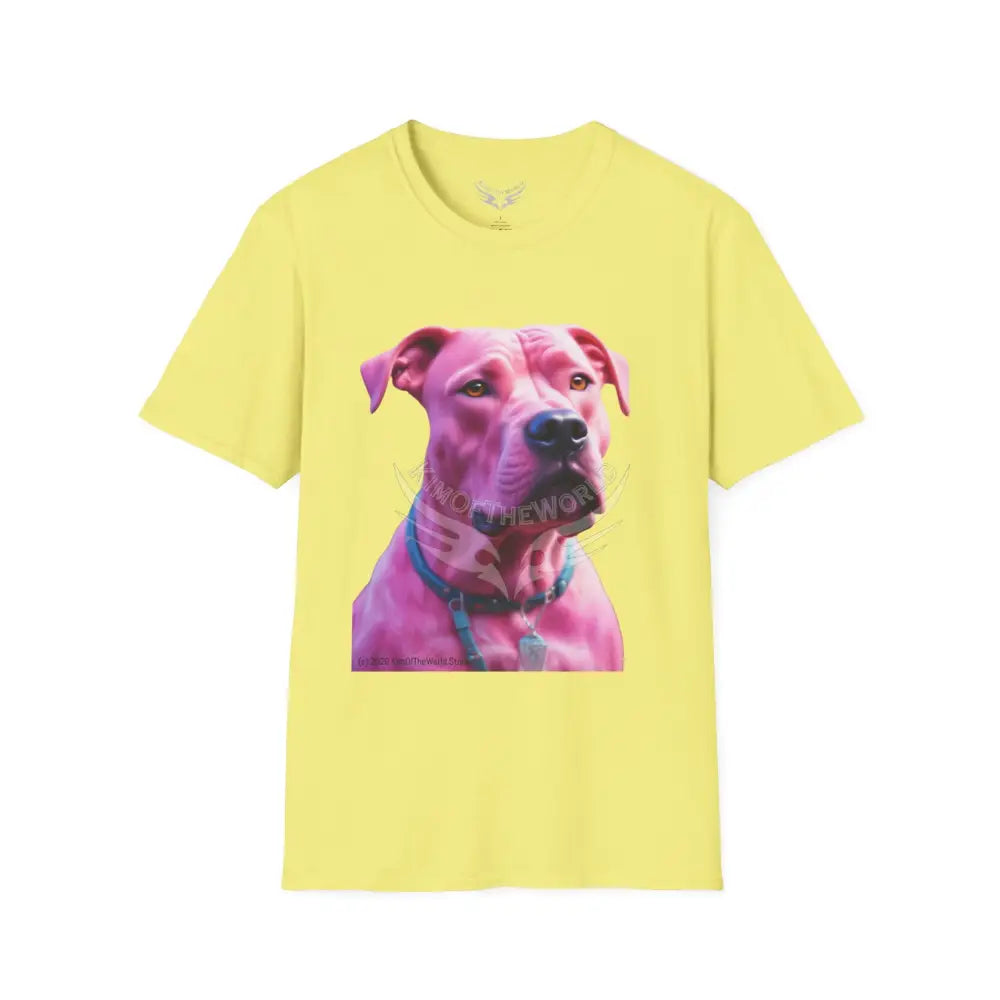Pink Pit Bull Parent Tee - Softstyle T-Shirt T-Shirt